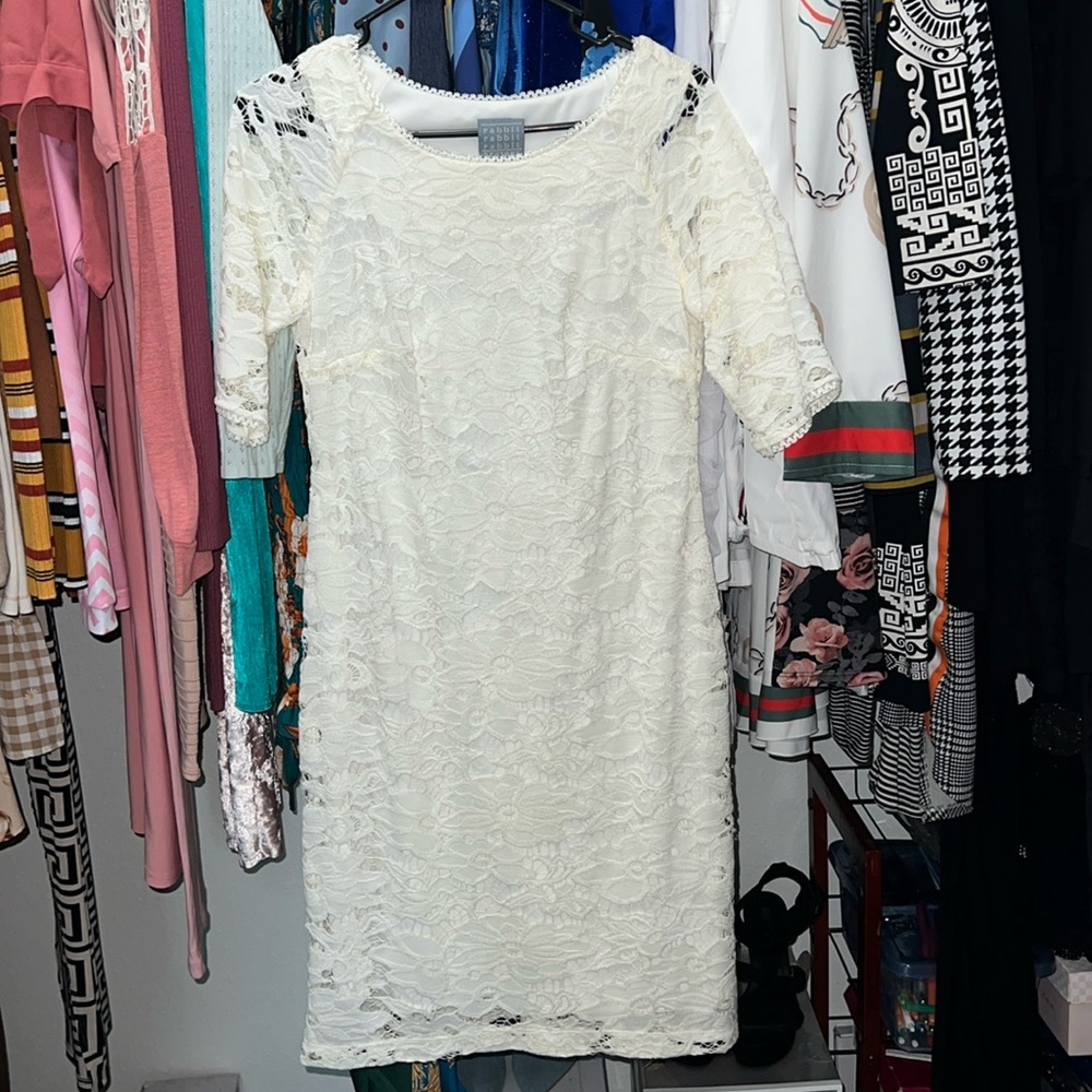 Off White lace dress